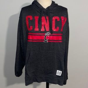 Brand new UC Bearcats VS PINK oversized hoodie with rhinestones!!